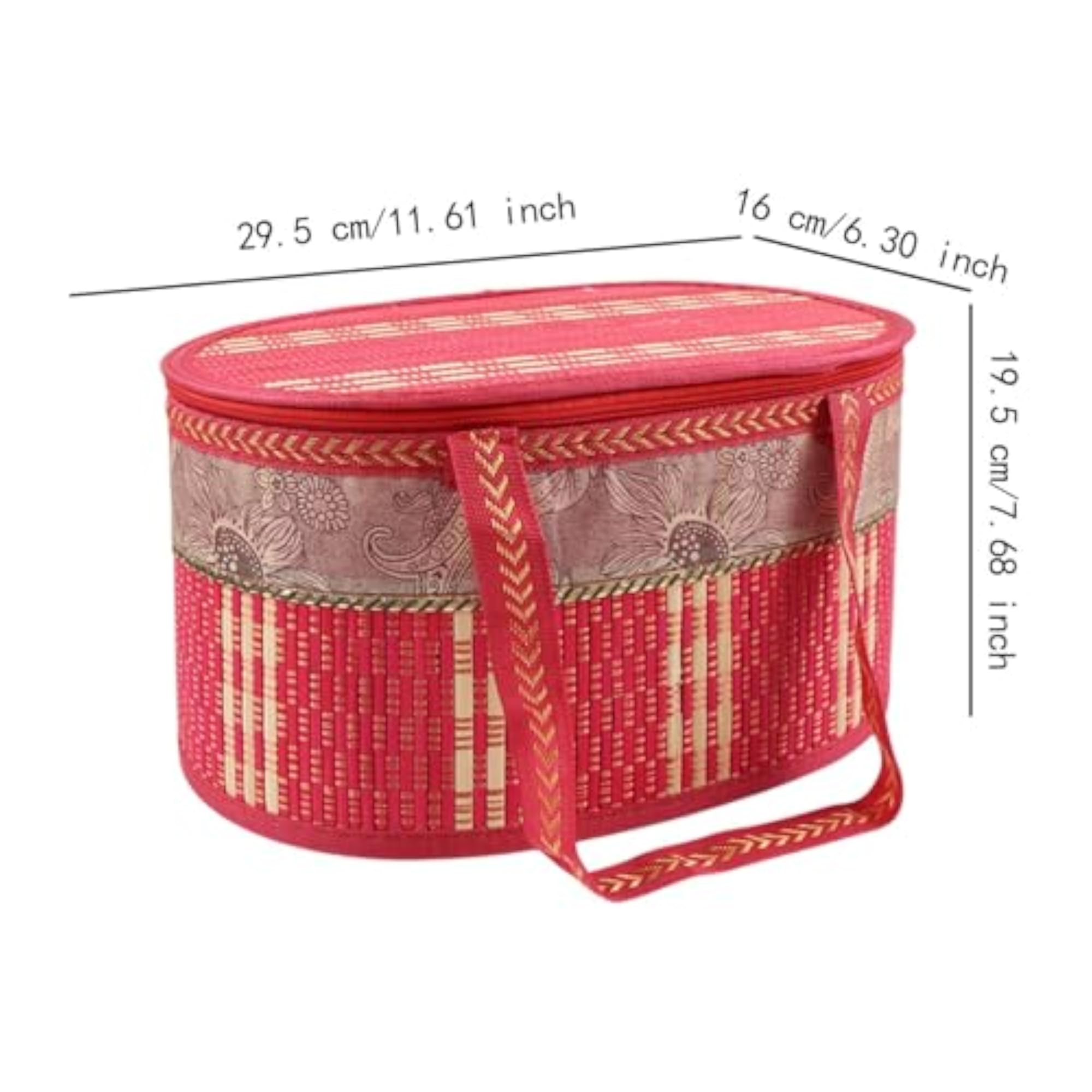 Outdoor Gift Wrapping Bamboo Basket